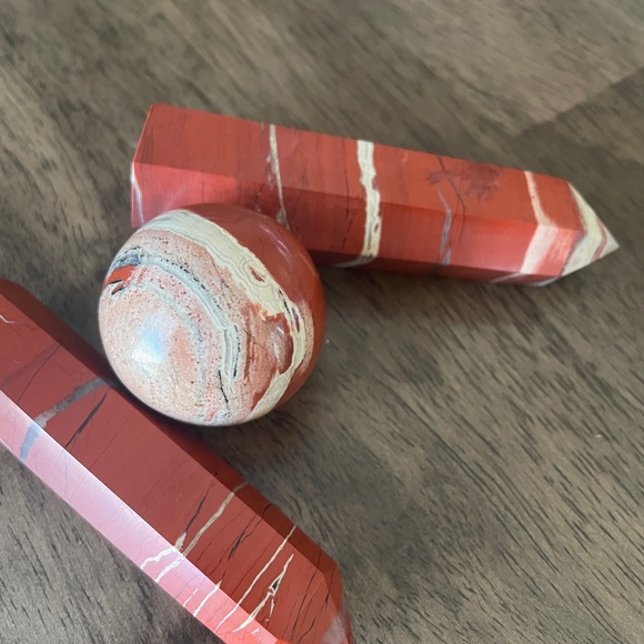 Bundle of Red Banded Jasper - Picture 5 of 9